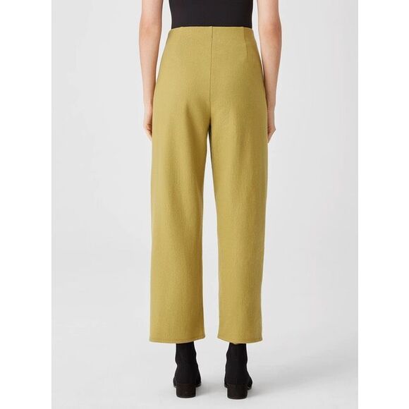 Eileen Fisher Women's $228 Boiled Wool Jersey Straight Pant 2X NEW - Picture 4 of 12